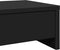 vidaXL - Monitorstandaard - met - lades - 100x27x15 - cm - bewerkt - hout - zwart