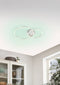 EGLO Palmaves-3 - LED Plafondlamp - CCT/RGB - Nikkel