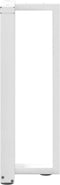 vidaXL - Console - tafelpoten - 2 - st - T-vormig - 25x28x(72-73) - cm - staal - wit
