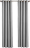 Larson - Luxe effen blackout gordijn - met ringen - 3m x 2.5m - Lichtgrijs