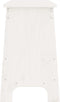vidaXL - Halbankje - 160x28x45 - cm - massief - grenenhout - wit