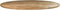 Ovaal tafelblad Portland - 260x120x5 - Naturel - mangohout