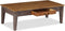vidaXL - Salontafel - vintage - stijl - 118x60x40 - cm - massief - hout