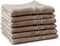 LINNICK Pure Handdoeken Set - 100% Katoen - Taupe - 60x110cm - Per 6 Stuks
