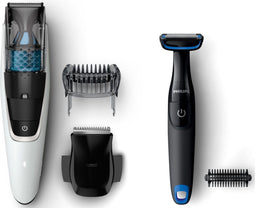 Philips 7000 serie BT7204/85 - Baardtrimmer & Body Groomer - 60 min draadloos gebruik - Wit zwart