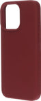 Mobiparts iPhone 15 Pro Max - Silicone Cover - Soft-touch - Plum Red