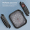imoshion Screenprotector - Geschikt voor Apple Watch Series 7 / 8 / 9 - 41mm - Full Cover Hard Case / Beschermend Hoesje - Zwart
