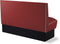 Bel Air Dinerbank Single Booth HW-150 Ruby