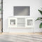 vidaXL - Tv-meubel - 100,5x39x60,5 - cm - staal - wit