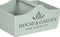 Opslagdozen Home ESPRIT The Garden Box Groen Sparrenhout 35 x 22 x 18 cm 4 Onderdelen