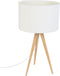 Tripod tafellamp hout - Zuiver - wit