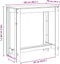 vidaXL - Bartafel - 102x50x103,5 - cm - bewerkt - hout - artisanaal - eikenkleurig