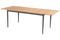 Hartman Silencio Premium Tuintafel - 220 x 90 cm - Natuurlijk Teakhout - Uitklapbaar Blad - Grijs Al