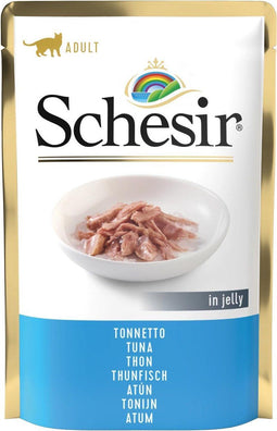 Schesir Kattenvoer Pouch Tonijn in Gelei 85 gr