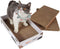 Cat Scratcher Kartonnen navuldoos met 3 stuks 44 x 25 cm Board, Kitty Cat Scratching Pad Recycle Corrugate Scratcher Cat Scratch Lounge Langdurig omkeerbaar