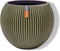 Capi Europe - Vaas bol Groove Colours - 18x15 - Groen - Opening Ø11 - Bloempot voor binnen - 5 jaar garantie - BGVGN102