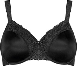Triumph Ladyform Soft W X Dames Beha - Minimizer-bh - Ondersteuning - Zwart