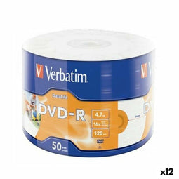 DVD-R Verbatim 4,7 GB 16x (12 Stuks)
