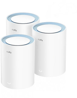 Cudy M1200 - Wi-Fi Repeater - 300 Mbit/s - 867 Mbit/s - Wit (3-pack)