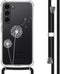 iMoshion Hoesje Geschikt voor Samsung Galaxy S23 Plus Hoesje Met Koord - iMoshion Design Hoesje met Koord - Transparant / Dandelion