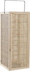 Lykta DKD Home Decor LD-181413 20,5 x 21,3 x 61 cm Natuurlijk Zwart