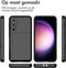 imoshion Hoesje Geschikt voor Samsung Galaxy S23 FE Hoesje - Ruimte voor 2 pasjes - imoshion Backcover met pasjeshouder - Zwart