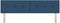 vidaXL - Hoofdbord - Met - Knopen - Tufted - Blauw - 180 - cm