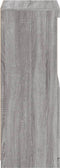 vidaXL - Dressoir - met - LED-verlichting - 41x37x100 - cm - grijs - sonoma - eiken