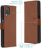 iMoshion Hoesje Geschikt voor Samsung Galaxy A12 Hoesje Met Pasjeshouder - iMoshion Luxe Bookcase - Bruin