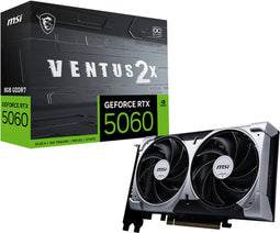 MSI GeForce RTX 5060 - Videokaart - 8GB GDDR7 - OC - VENTUS 2X