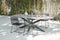 Tuintafel Ovaal - Madison 2.0 - 240cm - Betonlook - Kruispoot - The Outsider