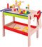 Njoy Kids Houten Werkbank met Gereedschap en Accessoires 52-delig