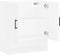 vidaXL - Wandkast - 60x31x70 - cm - bewerkt - hout - wit