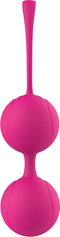 Duo Set Vagina Ballen met Roterende Binnenballen - Roze