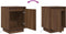 vidaXL - Nachtkastje - met - LED-verlichting - 38x34x50 - cm - bruin - eiken