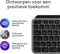 Logitech MX Keys S - Draadloos Toetsenbord voor Mac - Qwerty US - Donkergrijs