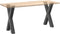 vidaXL - Eettafelpoten - 2 - st - X-vormig - 50x(72-73) - cm - staal - antraciet