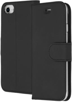 Accezz Wallet Softcase Booktype - iPhone SE (2022/2020) / 8 / 7 / 6s - 3 pashouders - Zwart