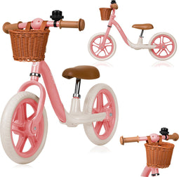 Lionelo Alex Plus - Kinderloopfiets - Verstelbaar zadel & stuur - Roze