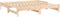 vidaXL - Slaapbank - uitschuifbaar - massief - grenenhout - 2x(75x190) - cm