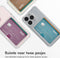 iMoshion Hoesje Geschikt voor iPhone 14 Pro Hoesje Met Pasjeshouder - iMoshion Softcase Backcover met pashouder 3.0 - Transparant