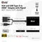 Club 3D CAC-1720 - VGA en USB Type-A naar HDMI Adapter - 0.6m - Zwart