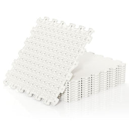 Coast Synthetische IJsfliesen Set - 10-delig - 46,5 x 46,5 cm - Slijtvast - Wit (10 stuks)
