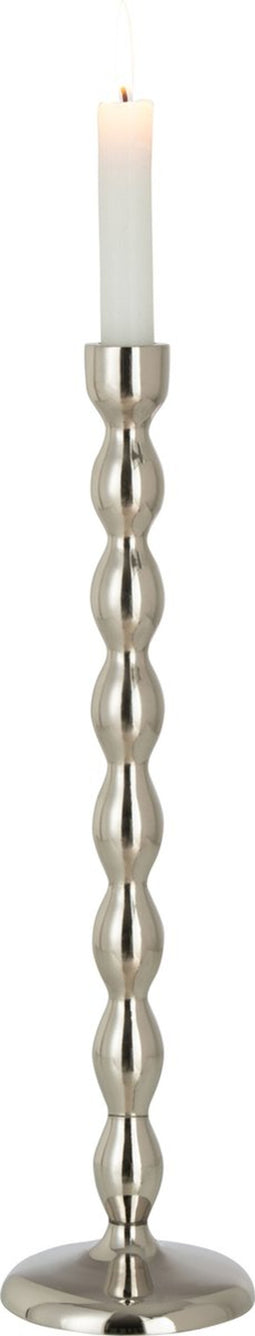 J-Line kandelaar Bollen Glanzend - aluminium - zilver - large