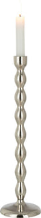 J-Line kandelaar Bollen Glanzend - aluminium - zilver - large