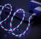 3 Packs 3A USB Type C-kabel 3.3ft zichtbare LED Light Up Flowing Type C-kabel USB C-opladerkabel voor Galaxy Note 20 Ultra / 10 Plus / Galaxy S20 / S9 Plus / LG V50 / One Plus / Android-telefoon