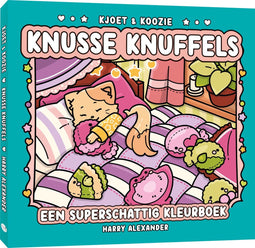 Kjoet & Koozie - Kleurboek - 30 eenvoudige illustraties - Multicolor
