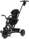 Qplay Elite Platinum - Driewieler 6 in 1 - Duwstang - Zwart