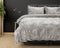 Dreamhouse Metallic Dekbedovertrek - 140x200/220 + 1 kussenslopen 60x70 - Zilver - Lits-Jumeaux