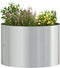 vidaXL - Tuinpotten - 5 - stuks - 30x30x20 - cm - Gegalvaniseerd - Staal